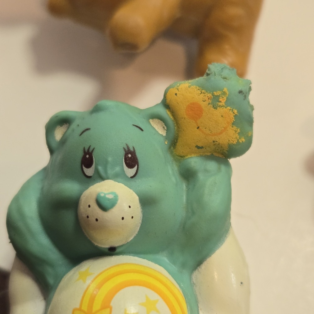 Vintage 80s Care Bears‎ Lot of 8 Mini Figures AGC '83 '84 Rare Toy PVC - Picture 9 of 10